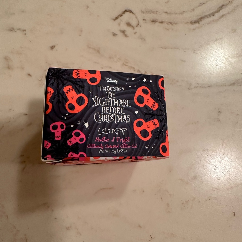 The Nightmare Before Christmas ColourPop Master of Fright Glitter Gel